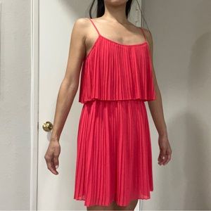 Forever 21 Pleated Tiered Dress